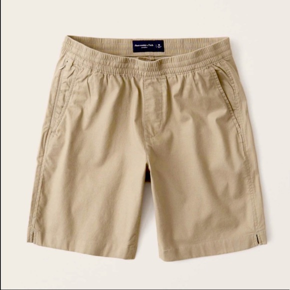 Abercrombie XXL Linen-Blend Pull-On Shorts
